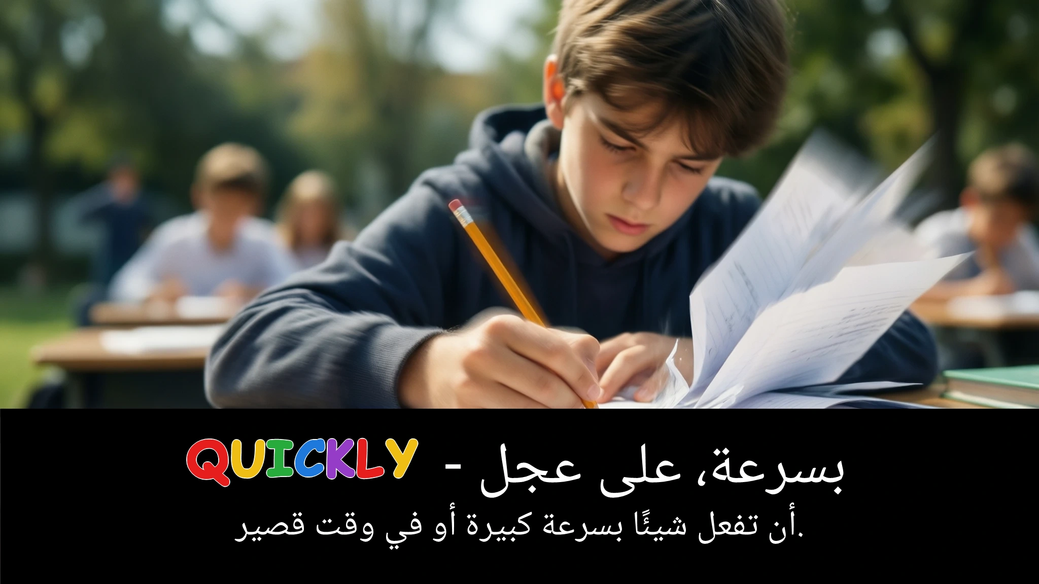 Arabic Illustration for quickly